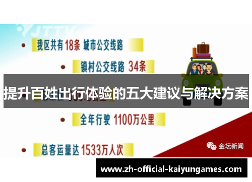 提升百姓出行体验的五大建议与解决方案 提升百姓出行体验的五大建议与解决方案