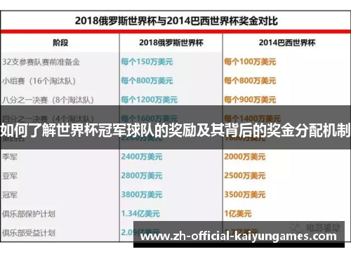 如何了解世界杯冠军球队的奖励及其背后的奖金分配机制